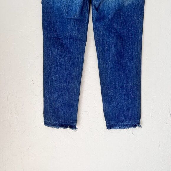 Marciano Womens Blue Regular Fit Medium Wash Raw Hem Denim Cigarette Jeans Sz 28 - Picture 5 of 11